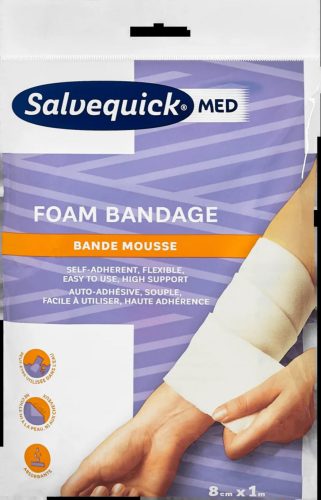Salvequick Med habkötszer 8 cm x 1 m öntapadó 1x