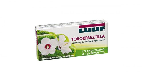 Luuf izlandi zuzmó fehérmályva szopogató tabletta 20x