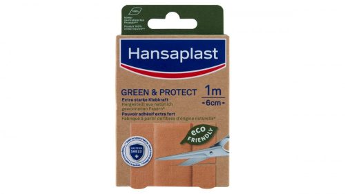 Hansaplast Green/Protect Ökobarát sebtap. 1m x 6cm 1x