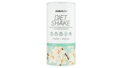 BioTechUSA Diet Shake vanília ízű tejsavófehérje italpor édesítőszerrel 720 g
