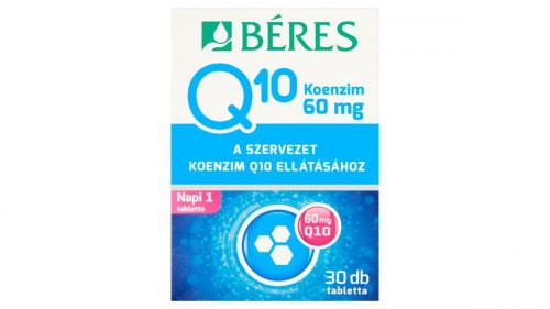 Béres Koenzim Q10 60 mg étrend-kiegészítő tabletta 30 db 16,5 g