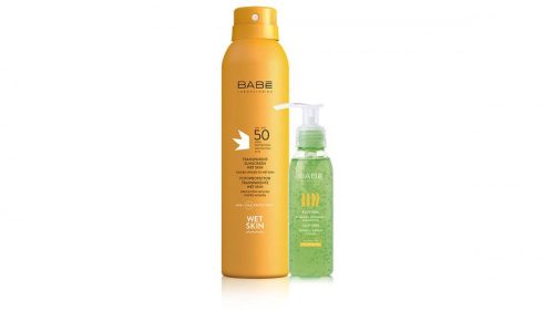 Babé Fényvédő SPF50 spray áttetsző+ Aloe gél 200ml+90ml