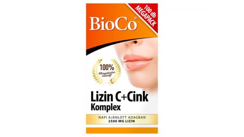 BioCo Lizin C + Cink Komplex étrend-kiegészítő tabletta 100 x 1,05 g (105 g)
