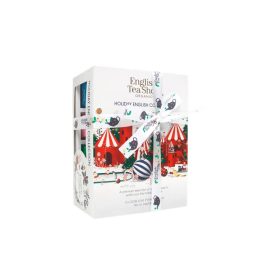   English Tea Shop 12 Karácsonyi fehér'British toys'selyempiramis 12x