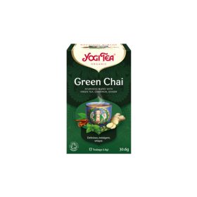 YogiTea Bio Zöld chai tea 17x