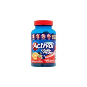   Béres Actival Gumivitamin cukormentes gumitabletta étrend-kiegészítő multivitamin 50 db 150 g