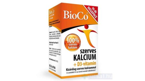 BioCo Szerves Kalcium+ D3-vitamin étrendk. tabl. 90x