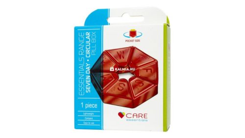 Gyógyszeradagoló Care essentials heti kerek 1x