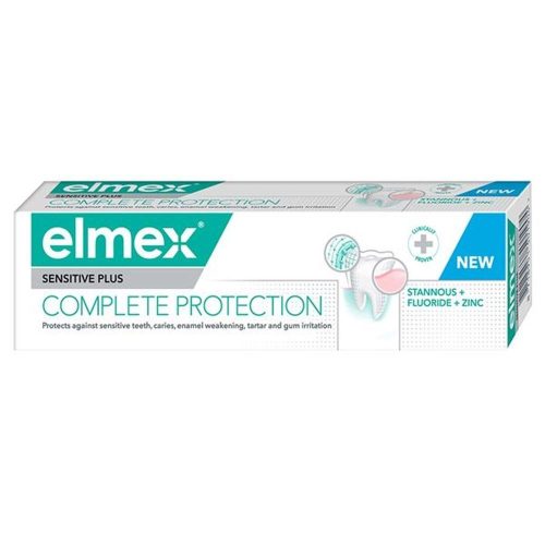Elmex Sensitive Plus Complete Protection fogkrém érzékeny fogakra 75ml