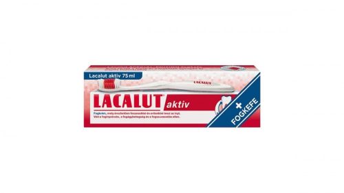 Lacalut Aktiv fogkrém+ Special Edition fogkefe 1+1x