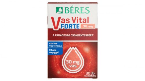 Béres Vas Vital Forte 30 mg étrend-kiegészítő filmtabletta 30 x 0,78 g (23,4 g)