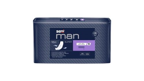 Seni Man Super Level 5 (870ml) Himvesszőpelenka 15x