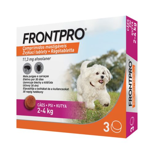 FRONTPRO 11MG RAGOTABL.KUTYA 2-4KG 3X