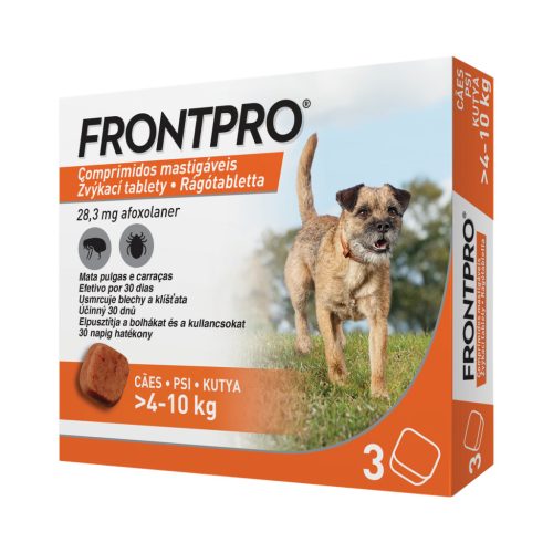 FRONTPRO 28MG RAGOTABL.KUTYA 4-10KG 3X