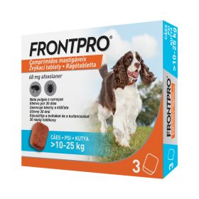 FRONTPRO 68MG RAGOTABL.KUTYA 10-25KG 3X