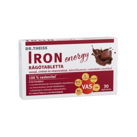 Dr.Theiss Iron Energy rágótabletta csokoládés 30x