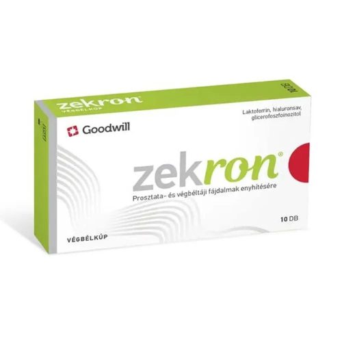 Zekron végbélkúp 10 db