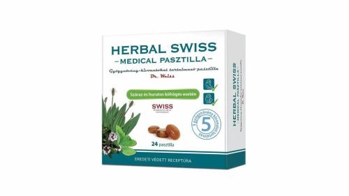 HERBAL SWISS Medical pasztilla (24db)