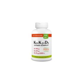 INTERHERB XXL K1+K2+D3 VITAMIN KOMPLEX TABL. 90X