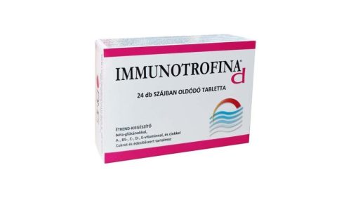 Immunotrofina d szájban oldódó tabletta 24x