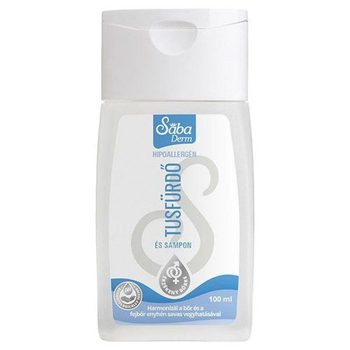 Sába Derm Hipoallergén tusfürdő és sampon 100ml