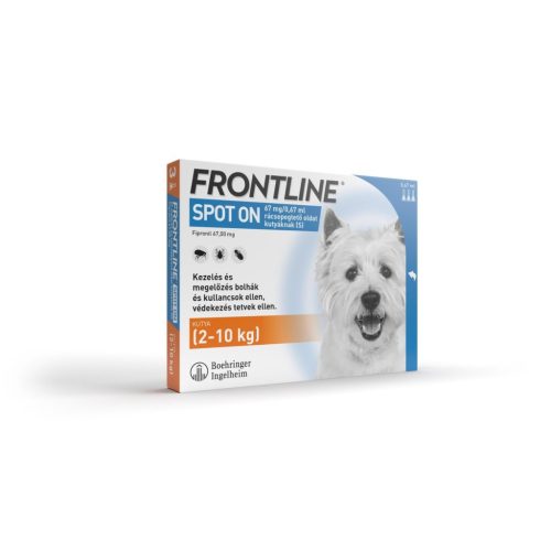 FRONTLINE SPOTON KUTY.S(2-10KG) 3X0.67ML