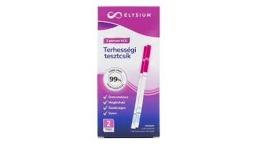 Elysium terhességi tesztcsík gyors kimutatás 2x
