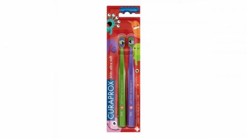 CURAPROX Kids ultra soft Little Bacteria Special Edition fogkefe duopack (2db)