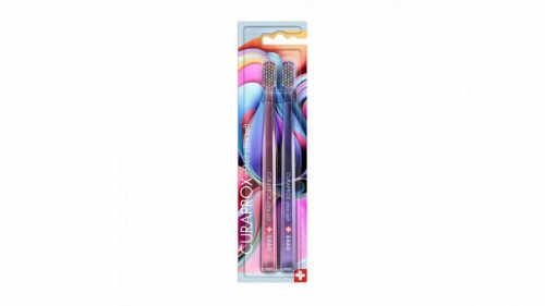 CURAPROX CS 5460 ultra soft Colorful Curls Special Edition fogkefe duopack (2db)