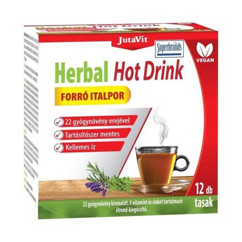 JutaVit Herbal Hot Drink por felnőtteknek citrus 12x