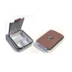 Gyógyszeradagoló - téglalap, 3 részes - mályva 1x