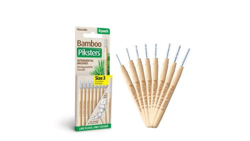 Piksters Bamboo fogköztisztító Size3 Yellow 8x