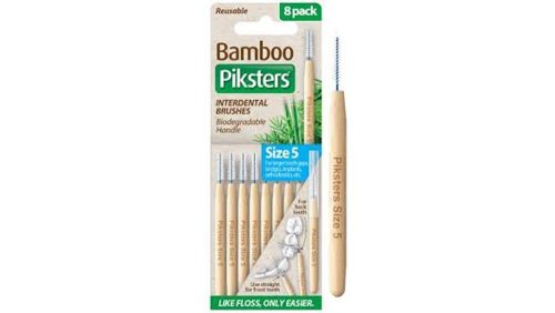Piksters Bamboo fogköztisztító Size5 Blue 8x