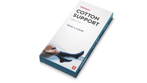 Venosan Cotton Support zokni antracit S pár