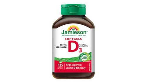 Jamieson D3-vitamin 2500 NE lágykapszula 135x