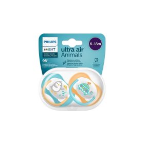 Avent Ultra Air játszócumi fiú 6-18hó állatos 2x