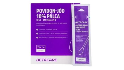 Metacare/ Betacare povidon-jód 10% tamponpálca 10x3