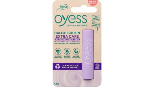 Oyess Extra ápoló ajakápoló Bio kenderolajjal és bio marulaolajjal 4.8 g