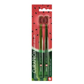   CURAPROX CS 5460 ultra soft Watermelon Edition fogkefe duopack (2db)
