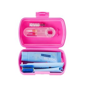 Curaprox Ortho Utazó szett fogszabályozóhoz pink 1x