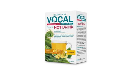 Vocal Hot Drink étrendkieg. italpor méz citrom 10x5g