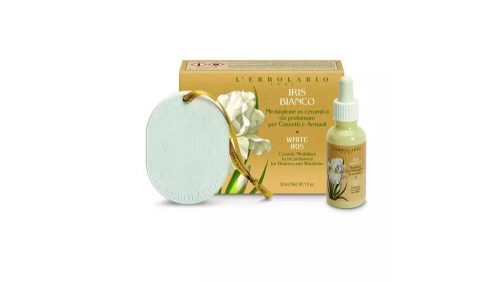 Lerbolario Fehér Írisz kerámia medál illóolajjal 30ml