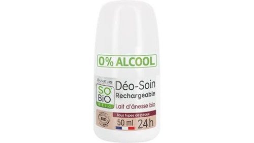 SO'BIO Déo-Soin 24h hidratáló dezodor szamártejjel 50ml