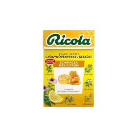 Ricola Echinacea méz gyógynöv. cukormentes cukorka 40g