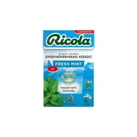 Ricola Fresh mint gyógynöv. cukormentes cukorka 40g