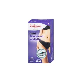 Menstrual midislip Strong L fekete 1x