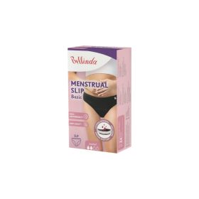 Menstrual panties Basic M fekete 1x