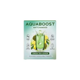 Aquaboost Matchamood pezsgőtabl. zöld tea citrom 18x