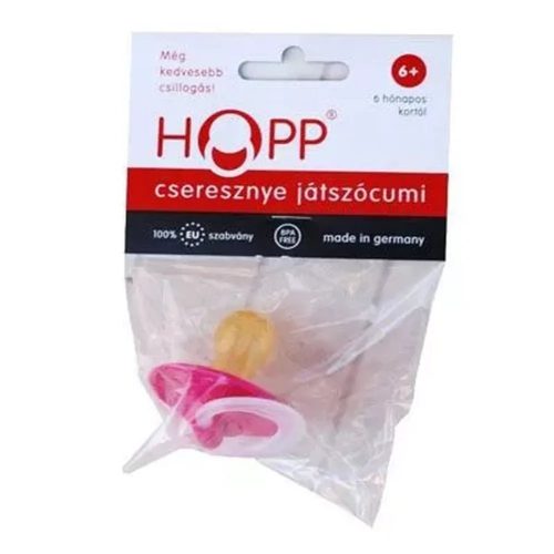 HOPP Cseresznye játszócumi 6 hónapos kortól (1db)