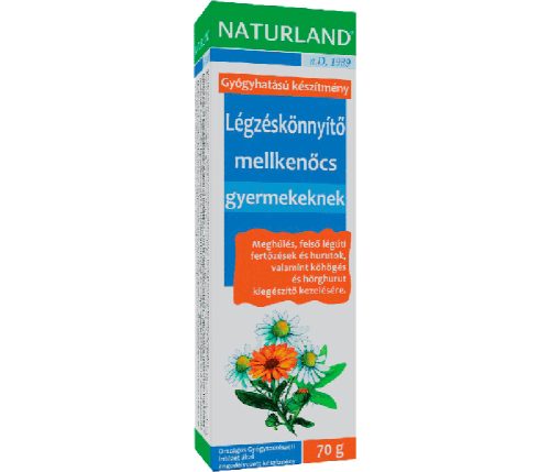NATURLAND Légzéskönnyítő mellkenőcs gyermekeknek 70 g